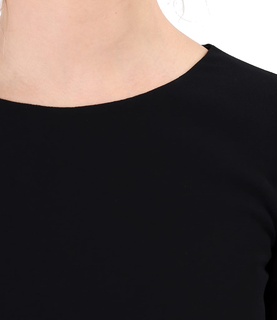 Rochie din voal cu maneci 3/4