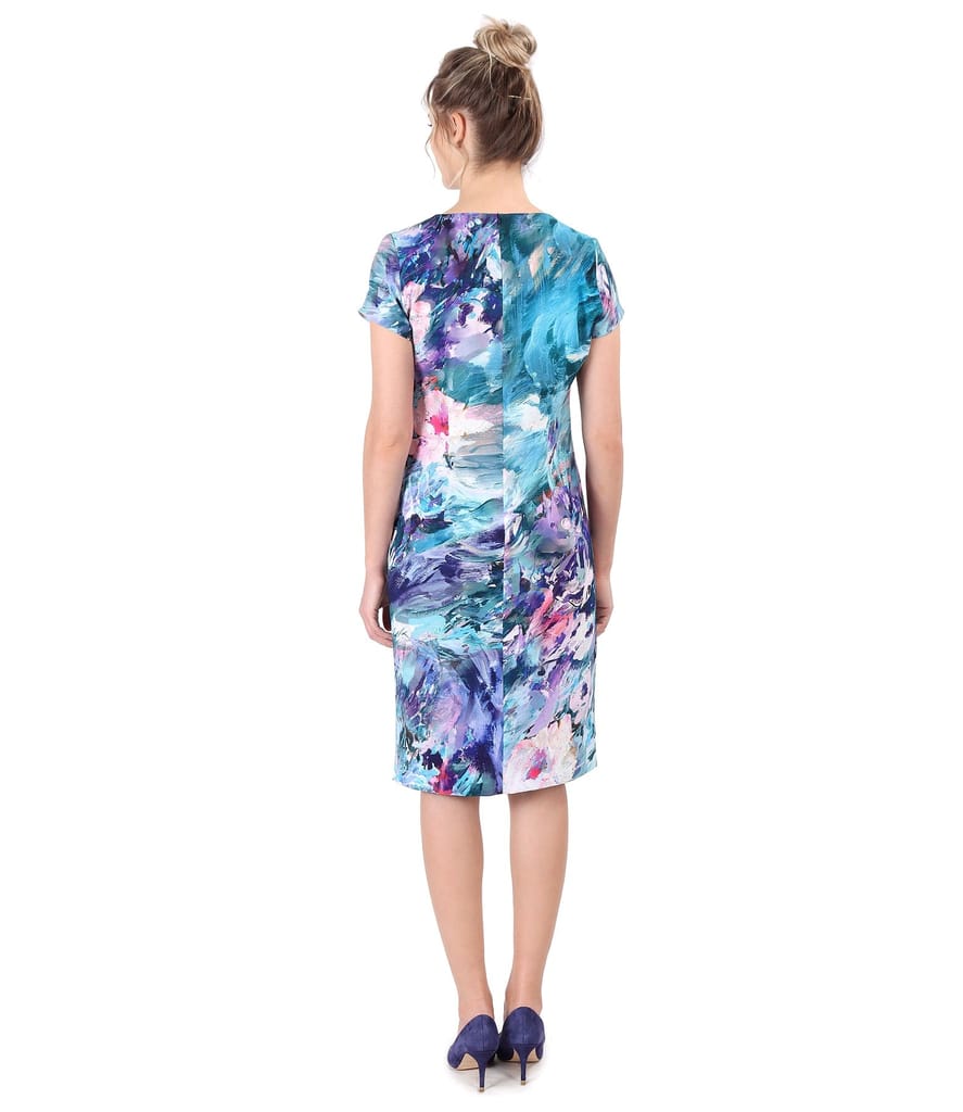 Rochie lejera imprimata cu motive florale