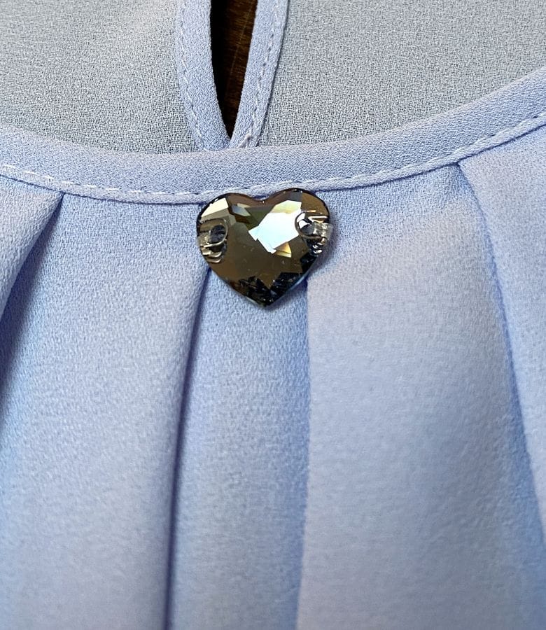 Bluza eleganta cu falduri pe fata