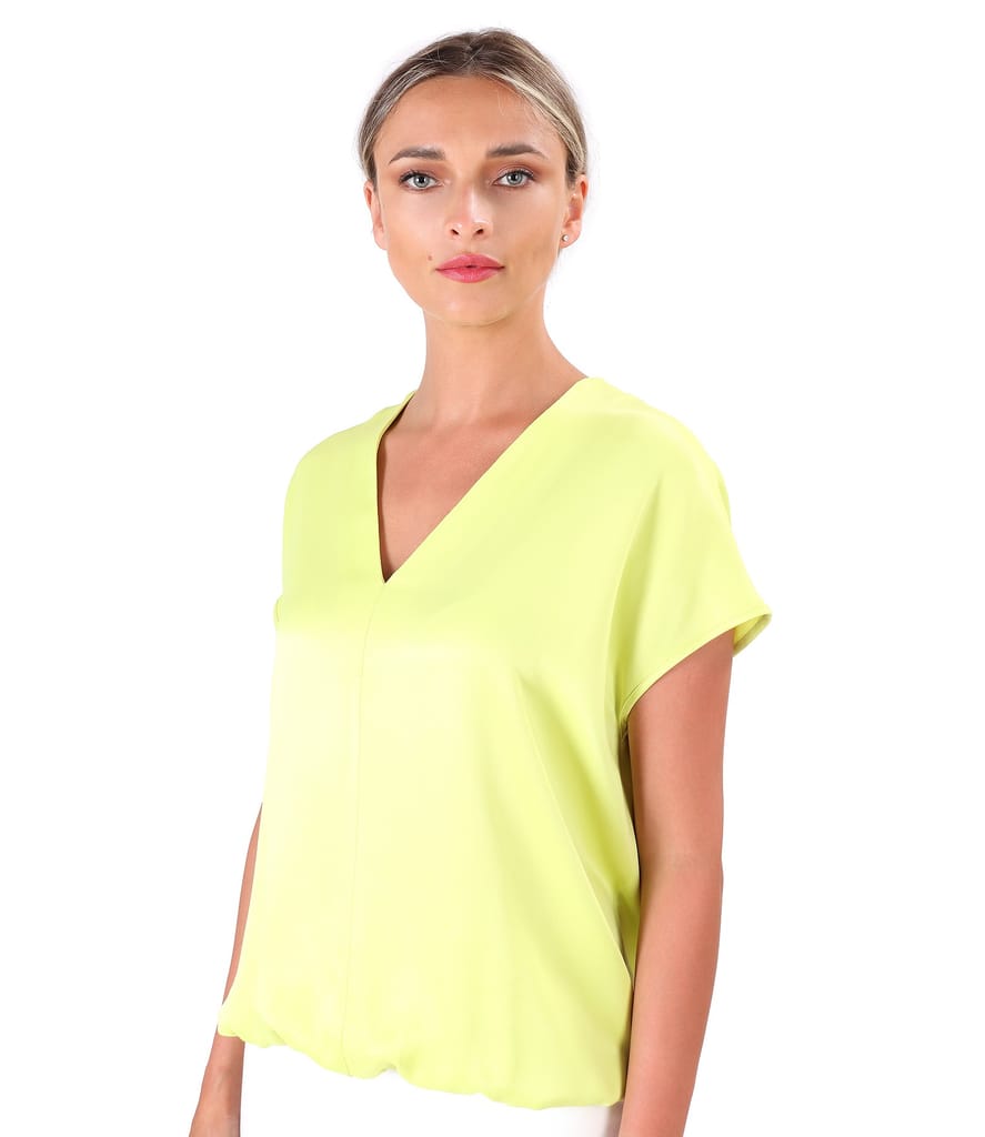 Bluza lejera din saten de viscoza