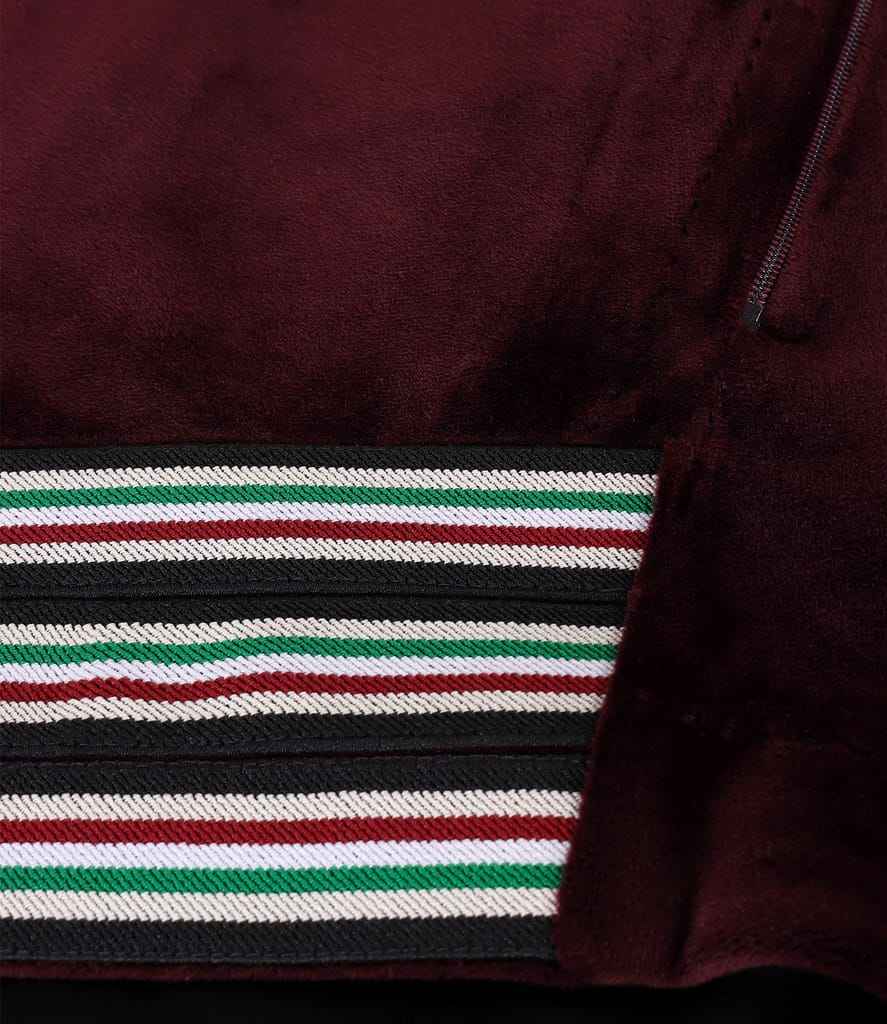 Hanorac din catifea cu garnitura elastica