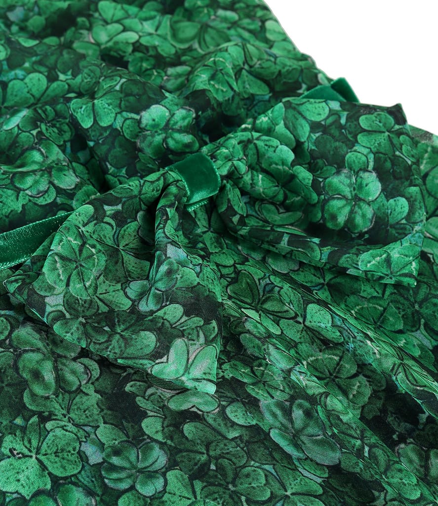 Rochie eleganta din voal imprimat