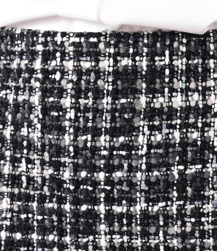 Fusta eleganta din bucle multicolor cu lana