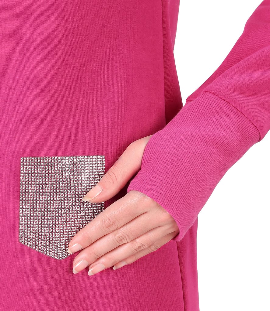 Rochie tip hanorac din bumbac gros