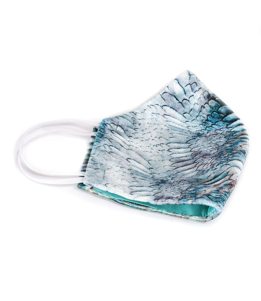 Masca refolosibila din catifea elastica imprimata