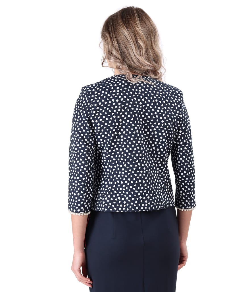 Sacou elegant din bumbac elastic