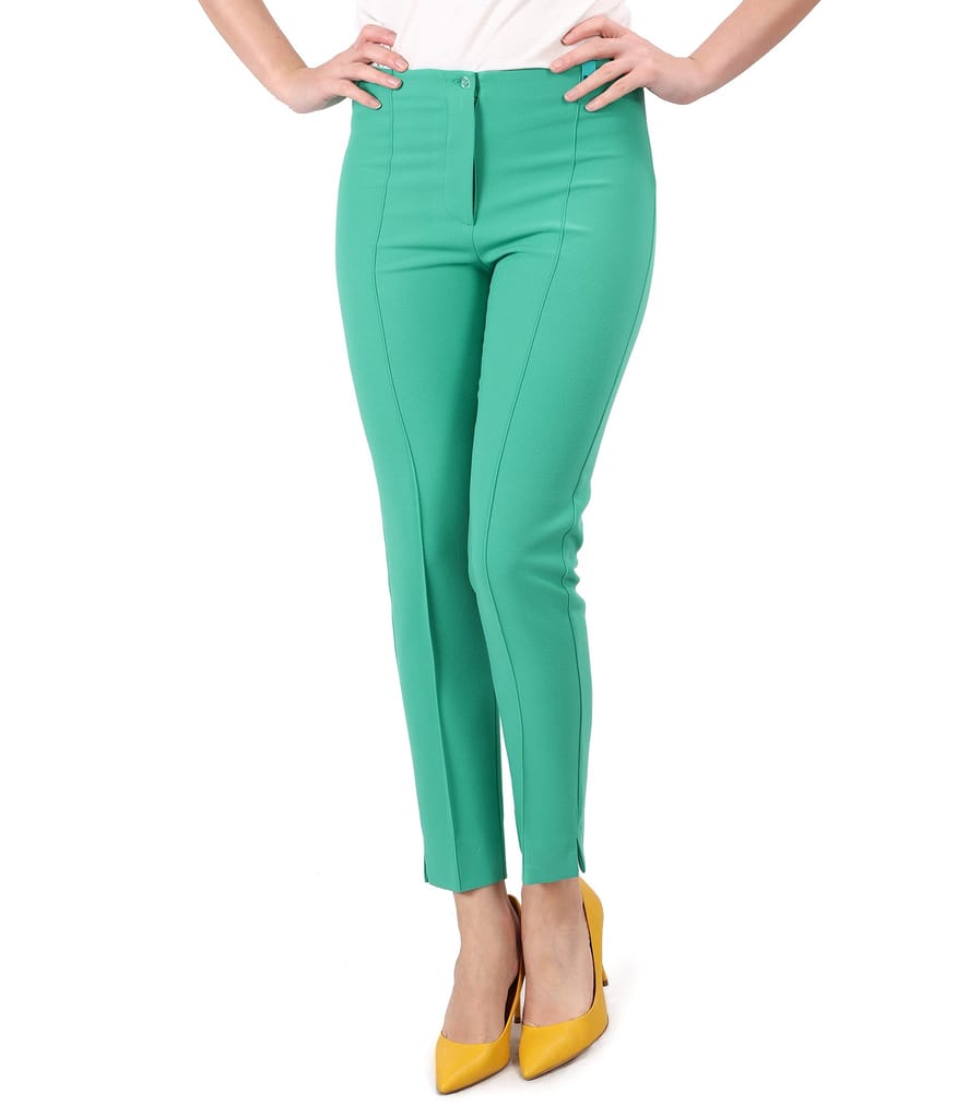 Pantaloni pana din stofa elastica