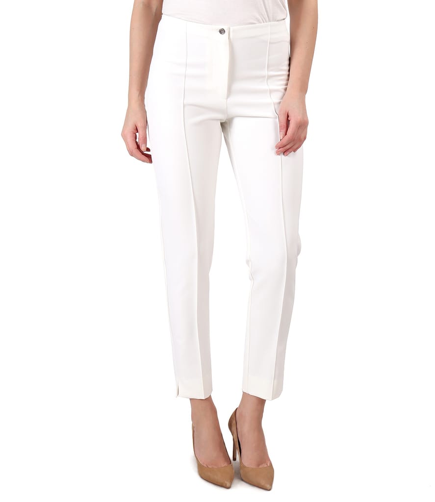 Pantaloni pana din stofa elastica