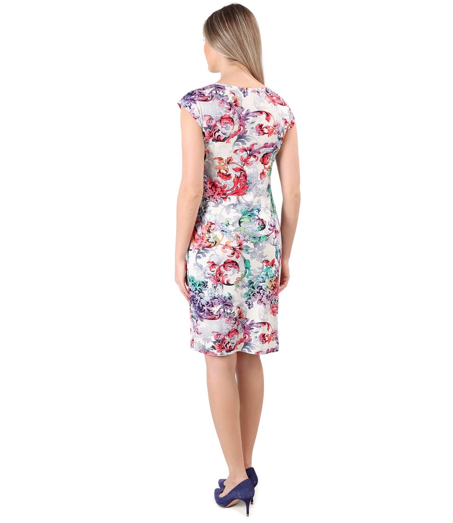Rochie din jerse elastic cu viscoza si in