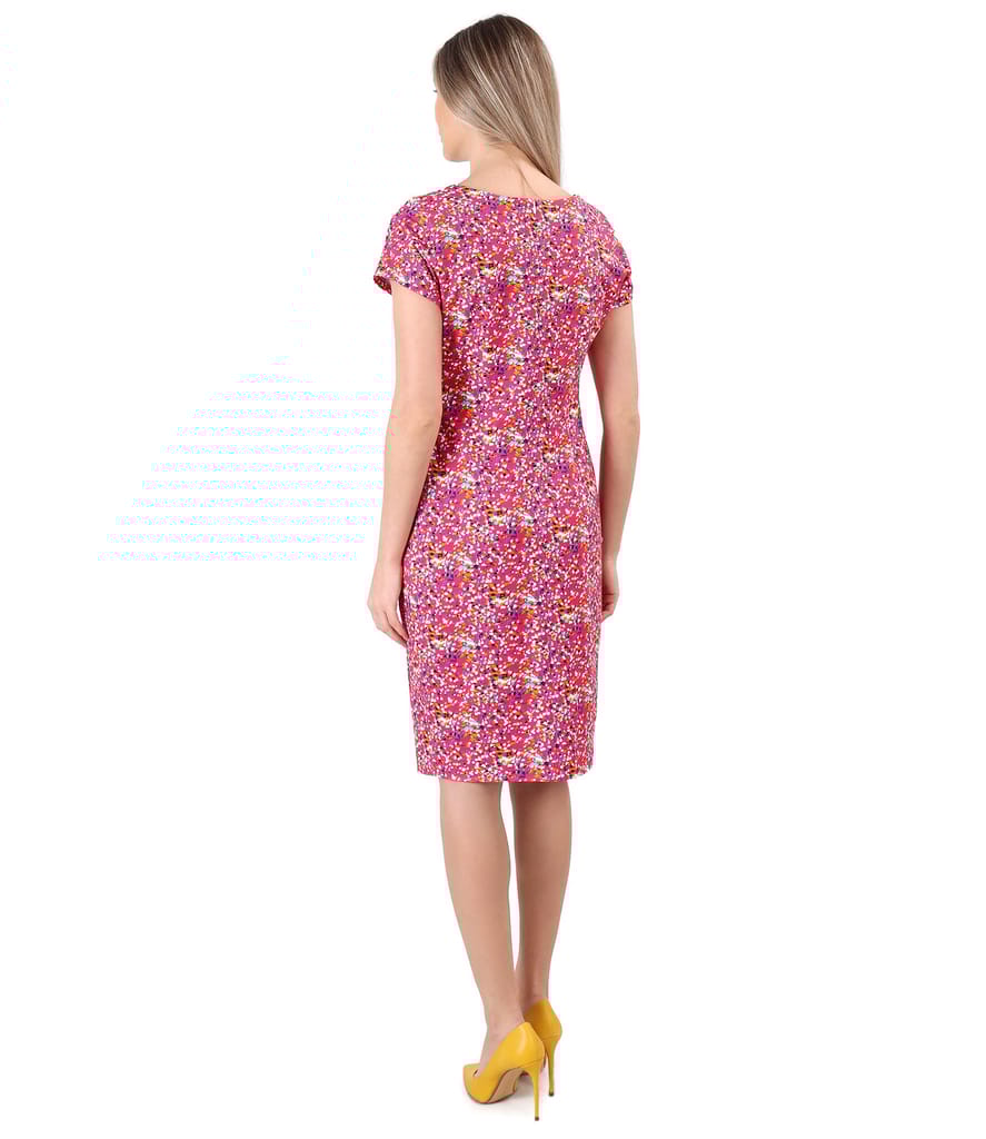 Rochie din bumbac elastic cu buzunare laterale