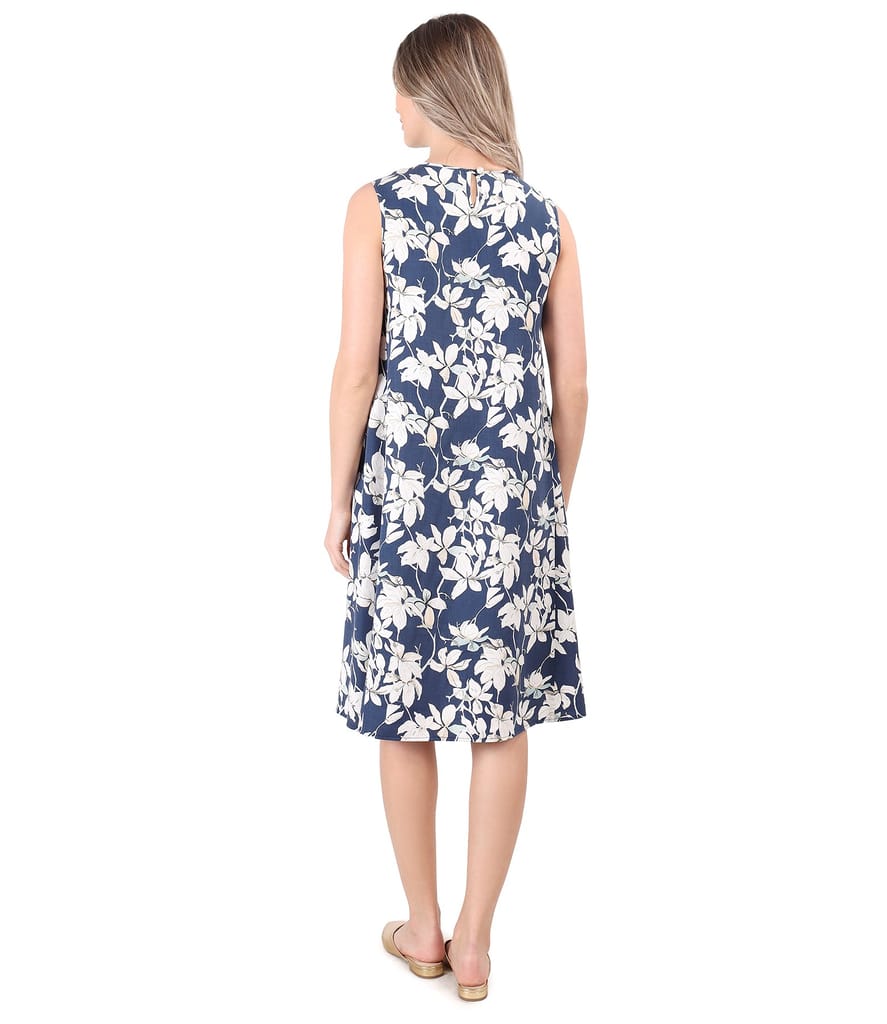 Rochie lejera din tencel imprimat cu motive florale