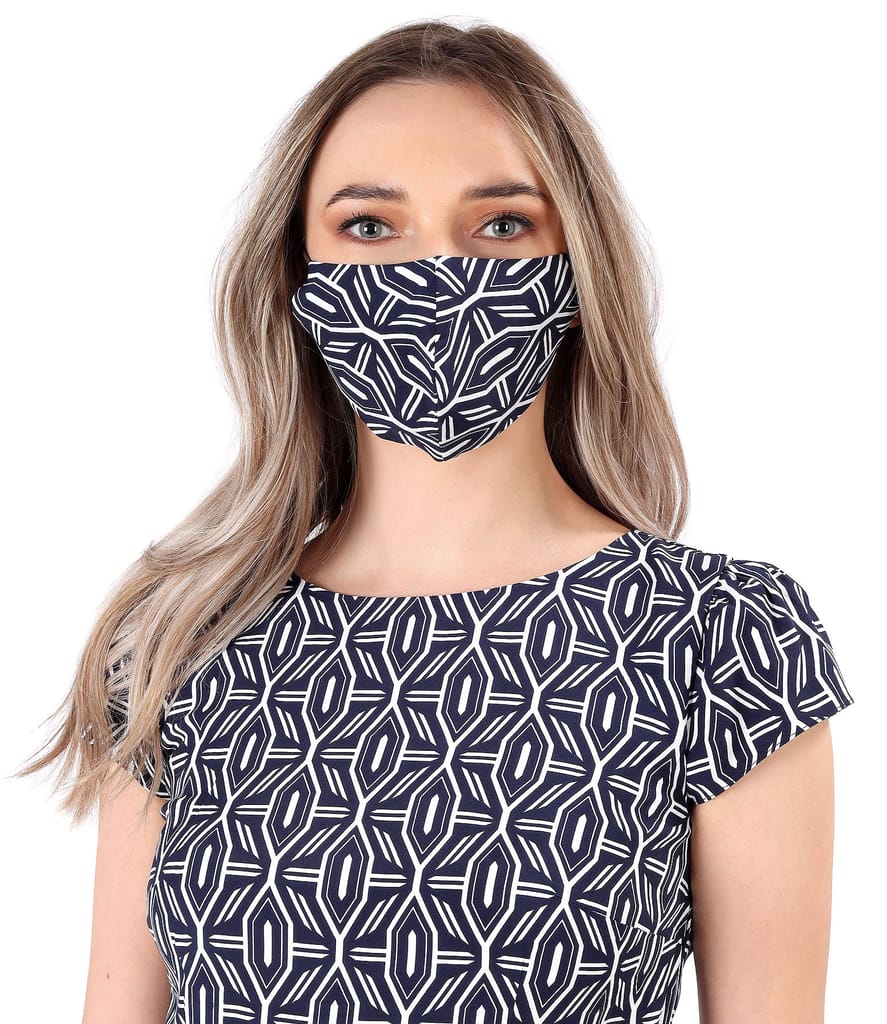 Masca refolosibila din viscoza imprimata