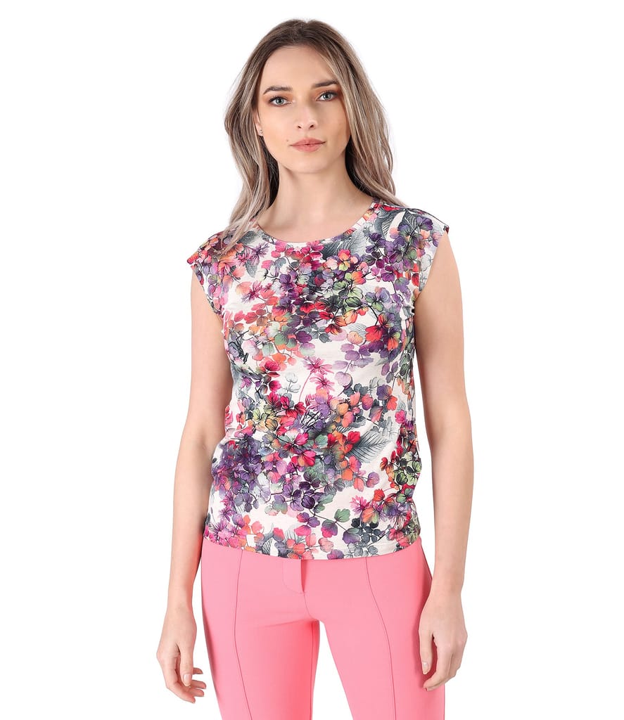 Bluza din jerse elastic din viscoza si in