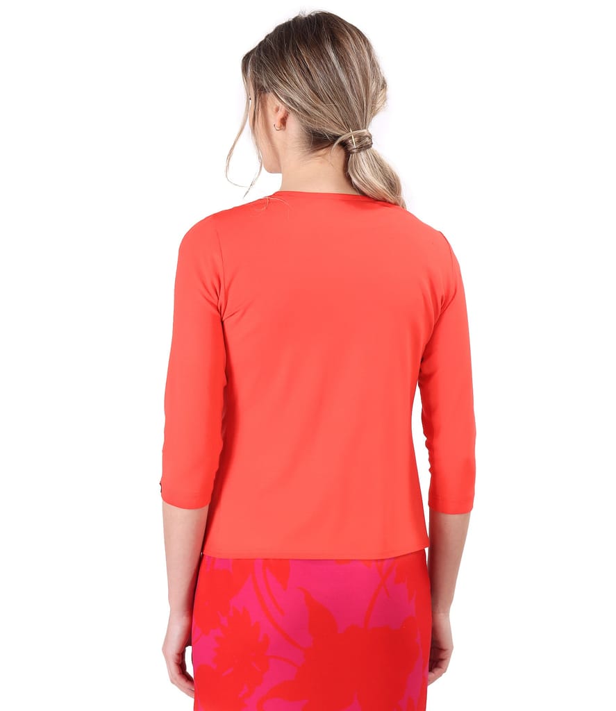 Bluza din jerse legata cu cordon din rips