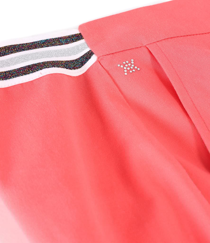 Pantaloni din bumbac cu lycra