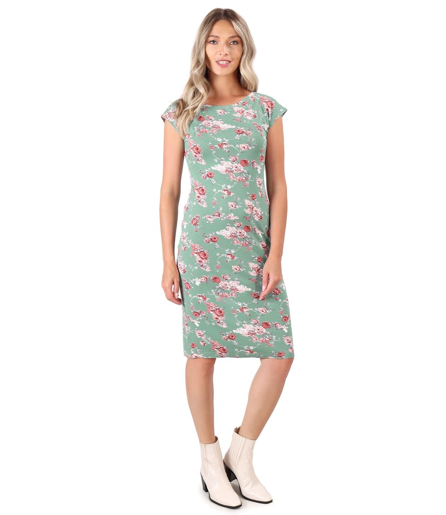 Rochie din jerse elastic de viscoza