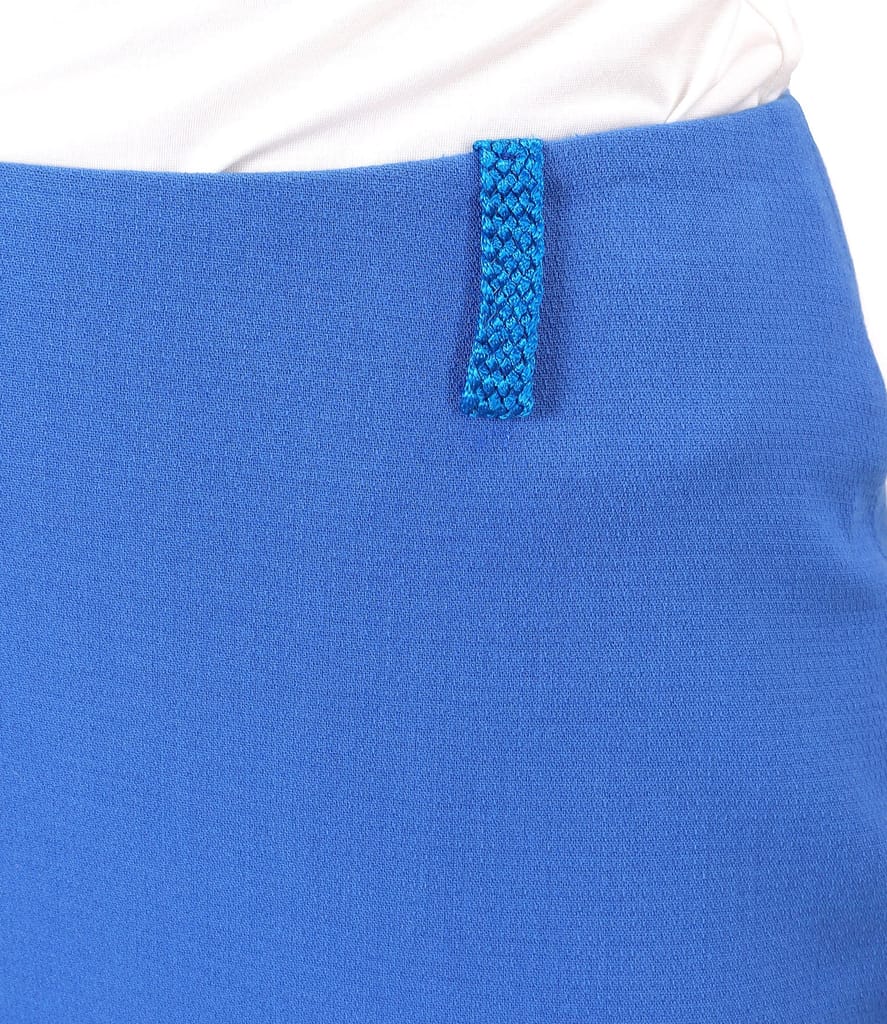 Fusta office din stofa elastica