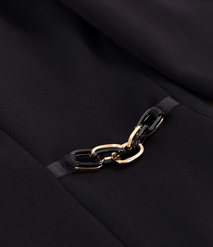 Rochie office evazata din stofa elastica