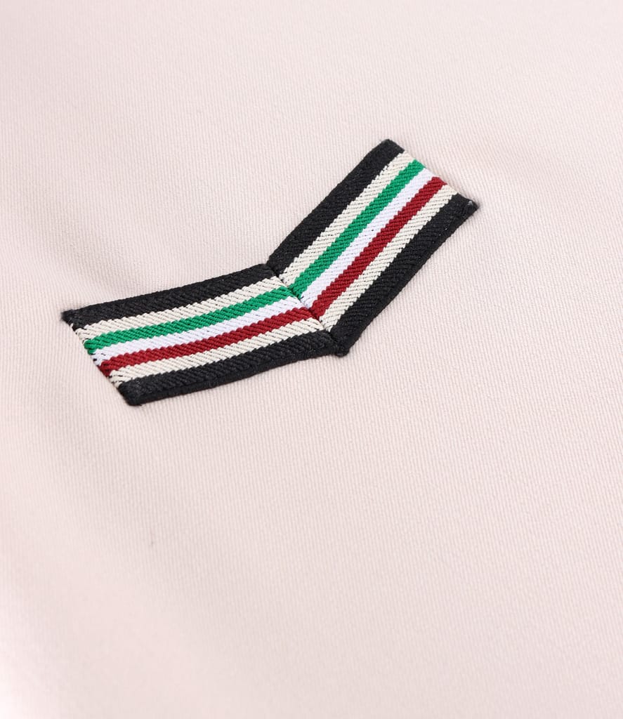 Rochie din stofa elastica decorata cu pasmanterie multicolora