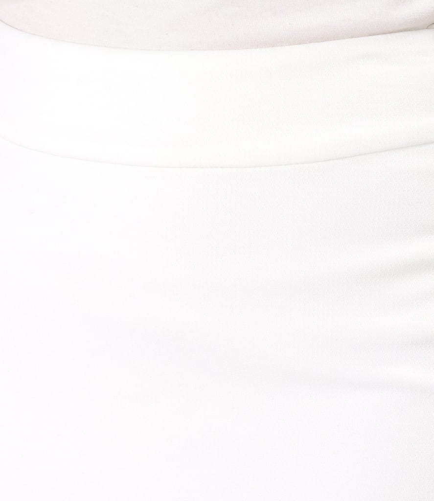 Fusta office cu cordon lat in talie