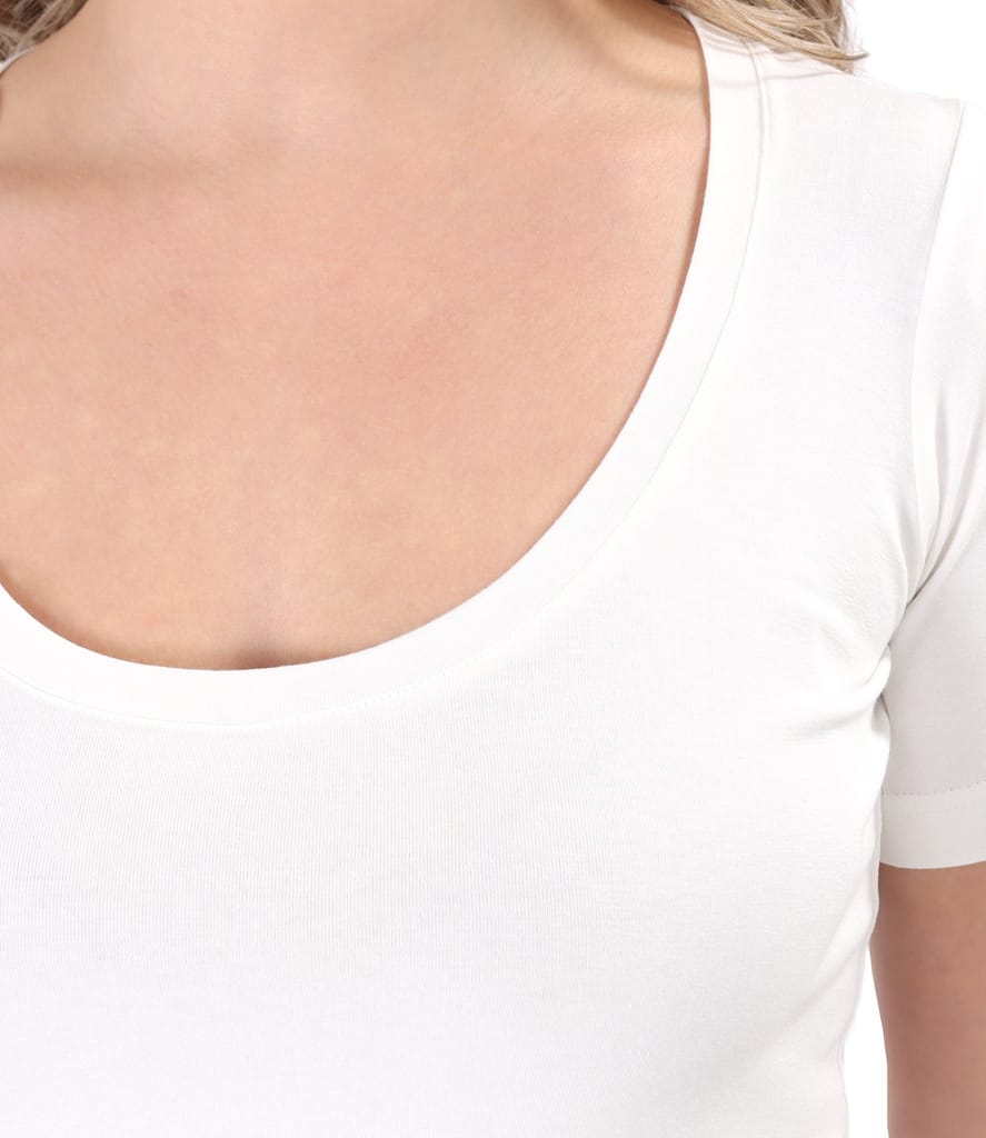 Bluza din jerse elastic fin cu banda de rips in talie