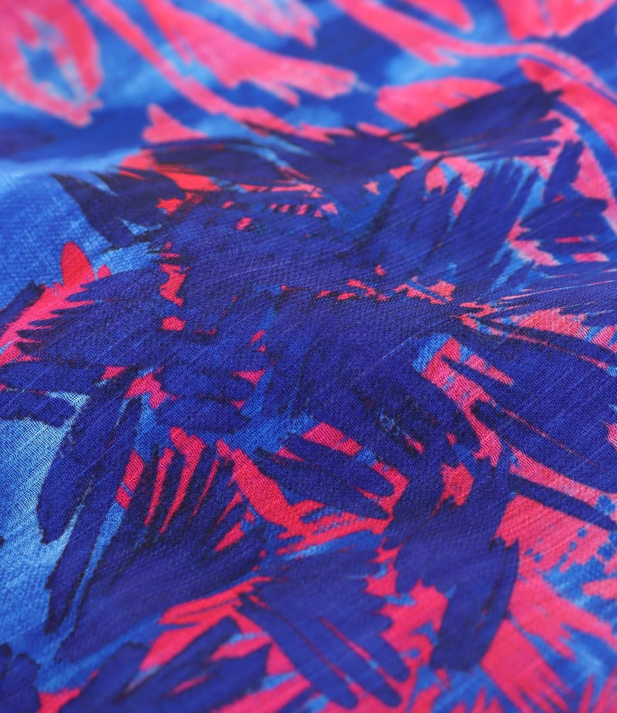 Rochie eleganta din voal imprimat