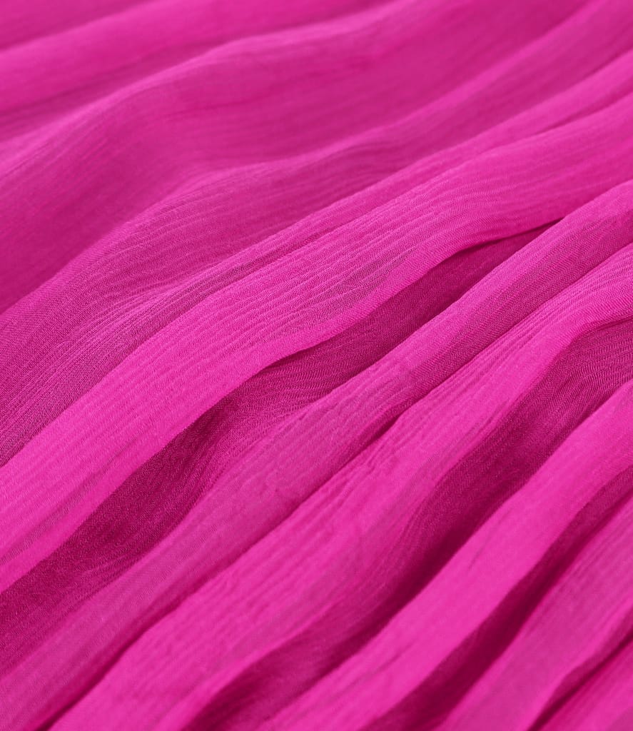 Rochie de seara din voal de matase naturala cu brosa