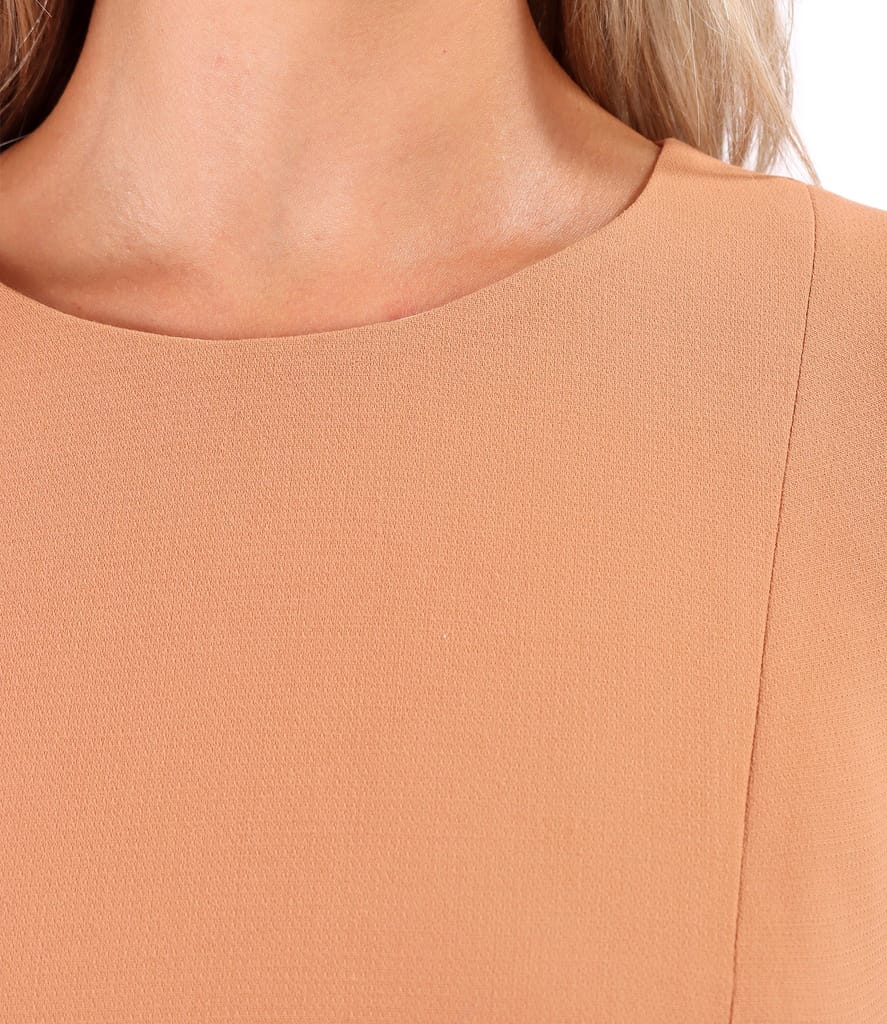 Rochie office evazata din stofa elastica