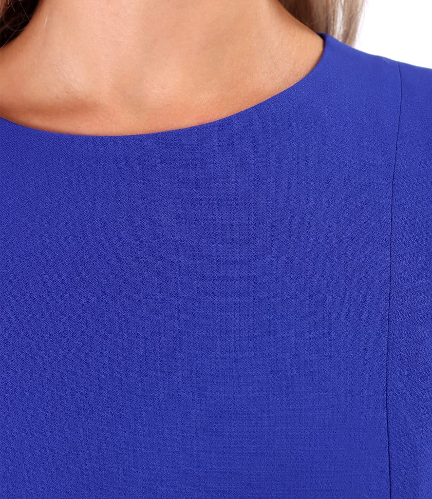 Rochie office evazata din stofa elastica