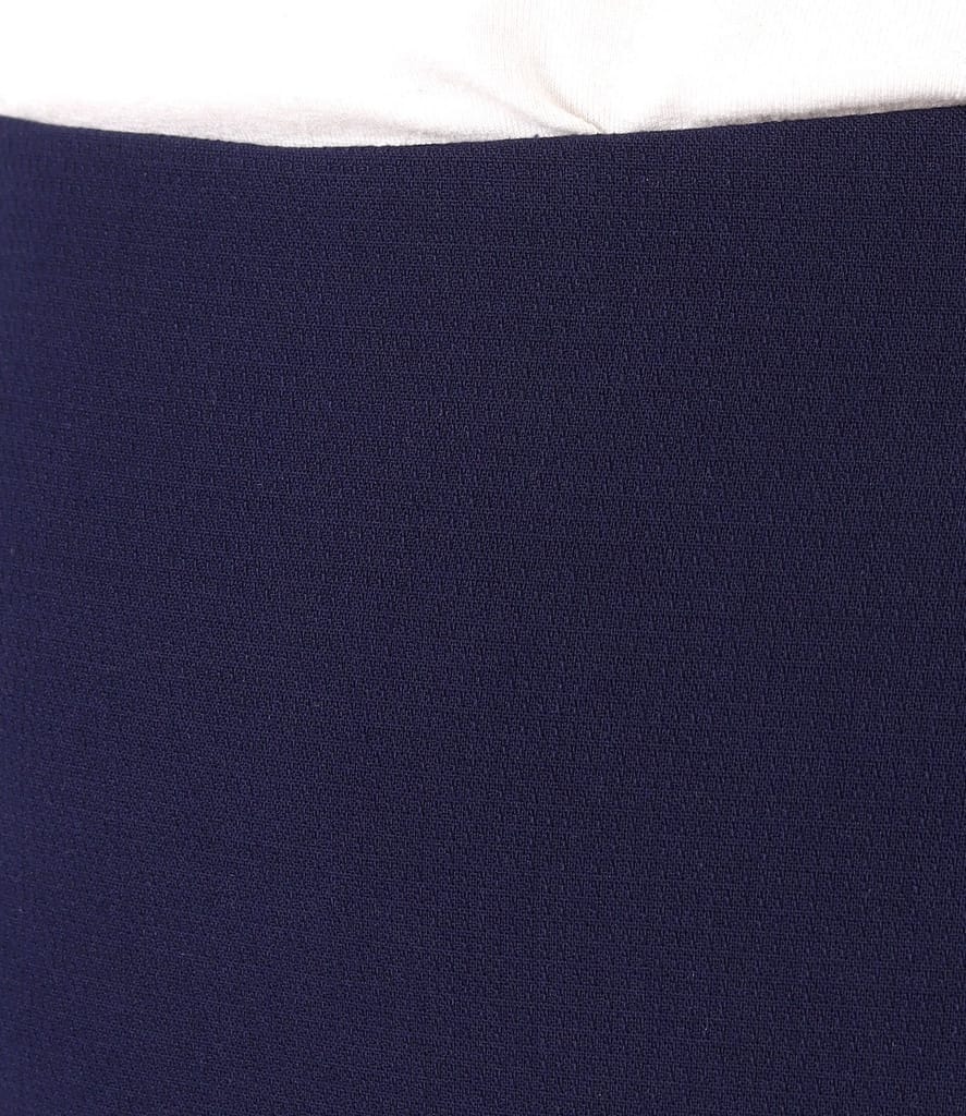 Fusta office din stofa elastica