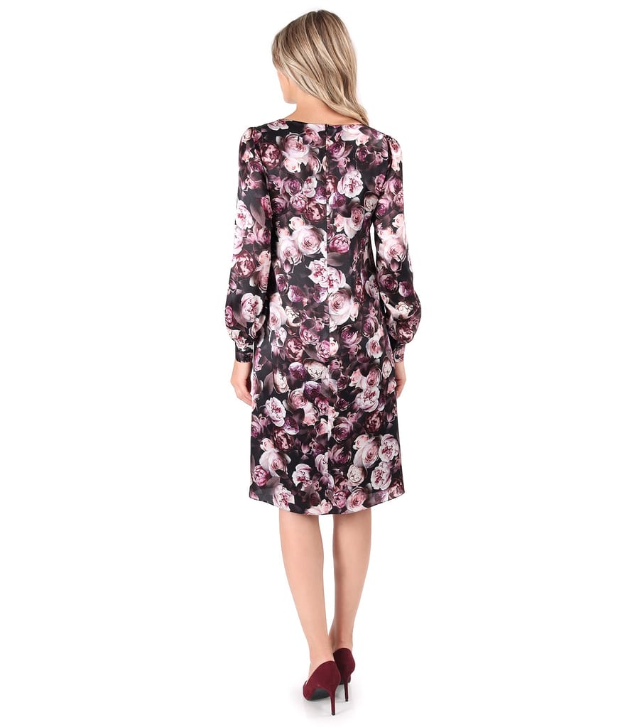 Rochie lejera din matase naturala imprimata digital