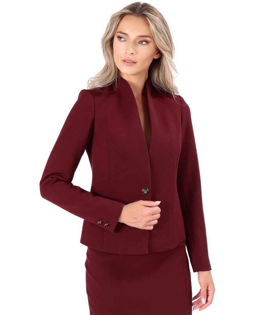 Sacou elegant din stofa plina elastica