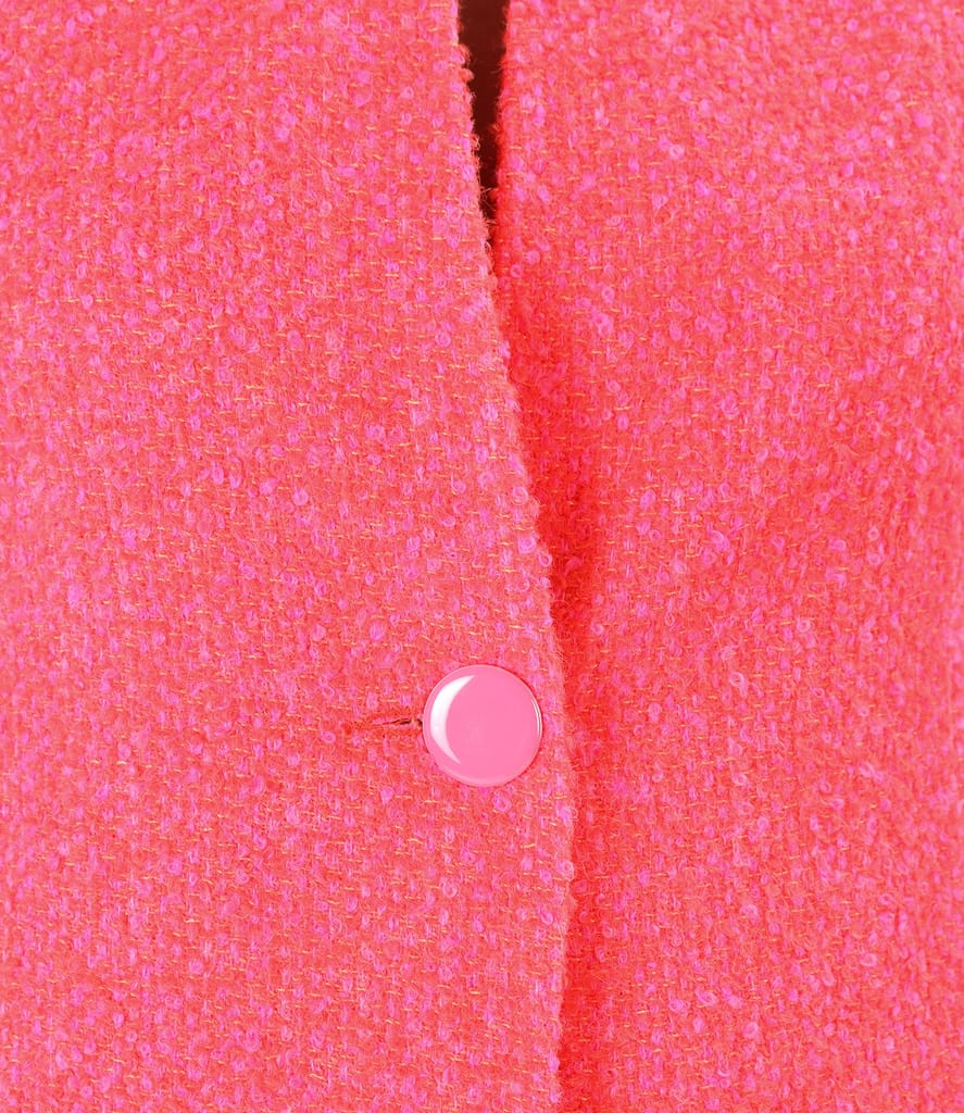 Sacou elegant din bucle cu lana si alpaca