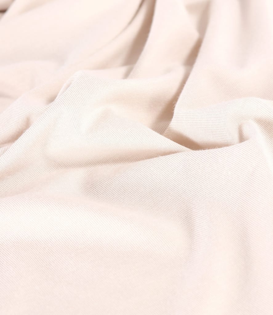 Bluza din jerse elastic cu decolteu in falduri