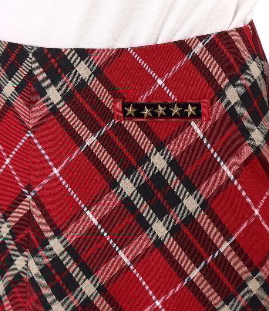 Fusta evazata in carouri