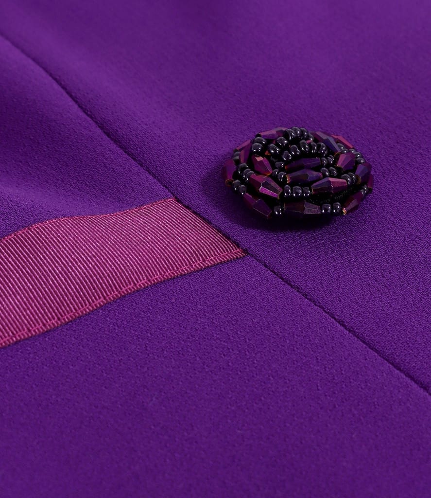 Rochie office evazata din stofa elastica