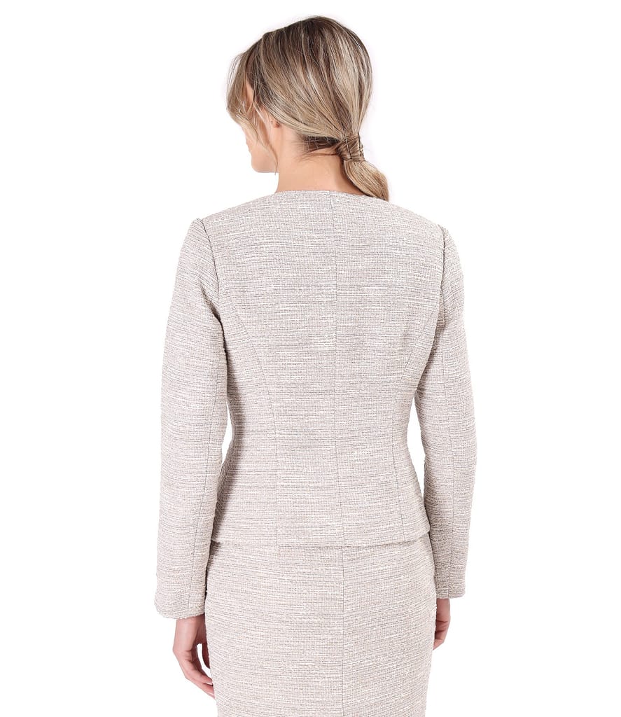 Sacou elegant din bucle de bumbac