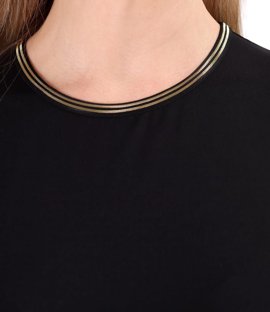 Bluza eleganta din jerse elastic cu maneci ample