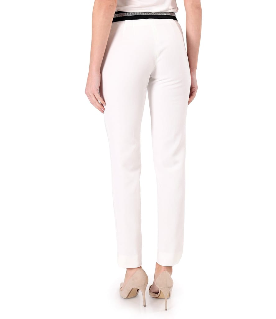 Pantaloni pana din stofa elastica