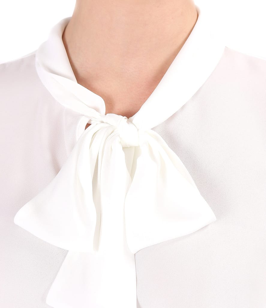 Bluza cu maneci lungi si guler tip esarfa