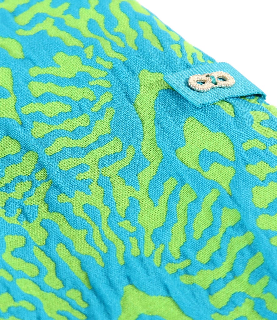 Rochie midi din brocart cu bumbac si viscoza