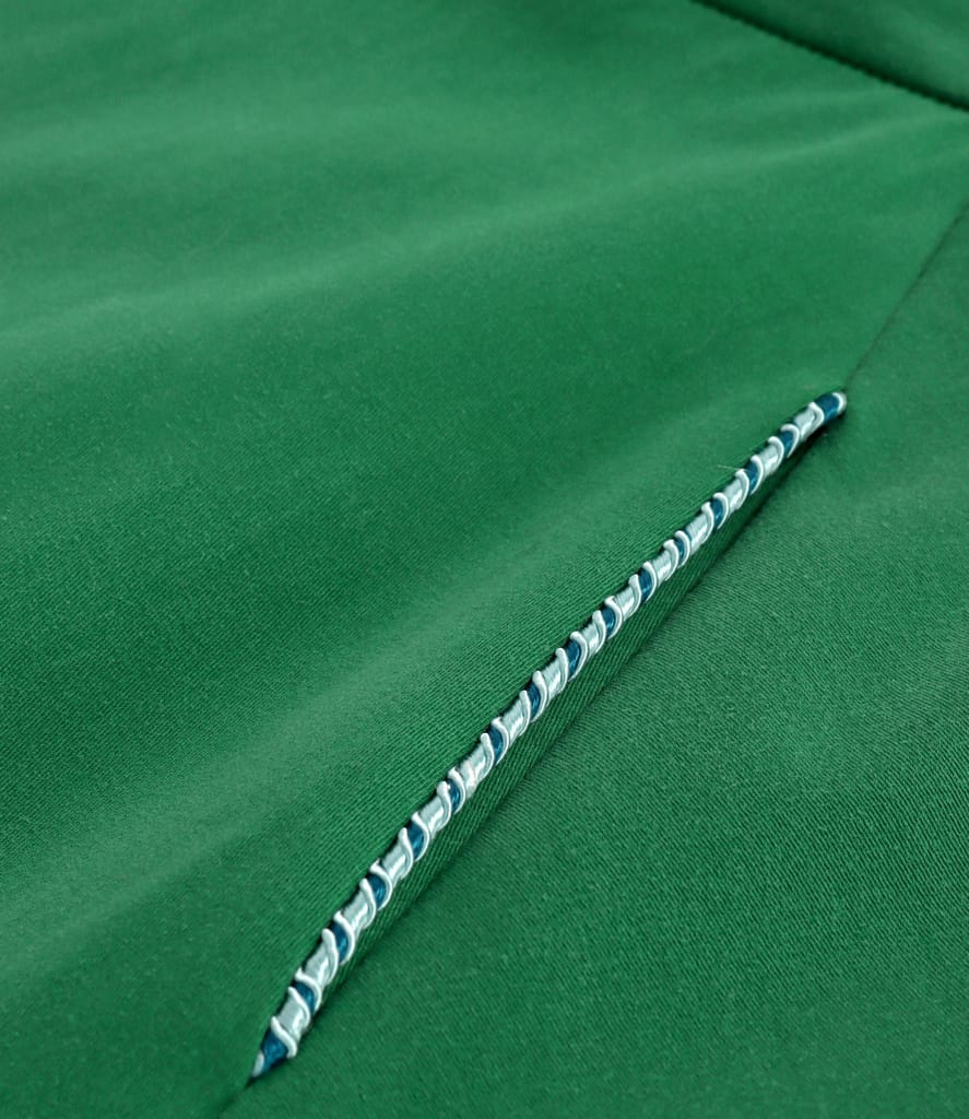 Fusta semiclos din stofa plina din tencel cu bumbac