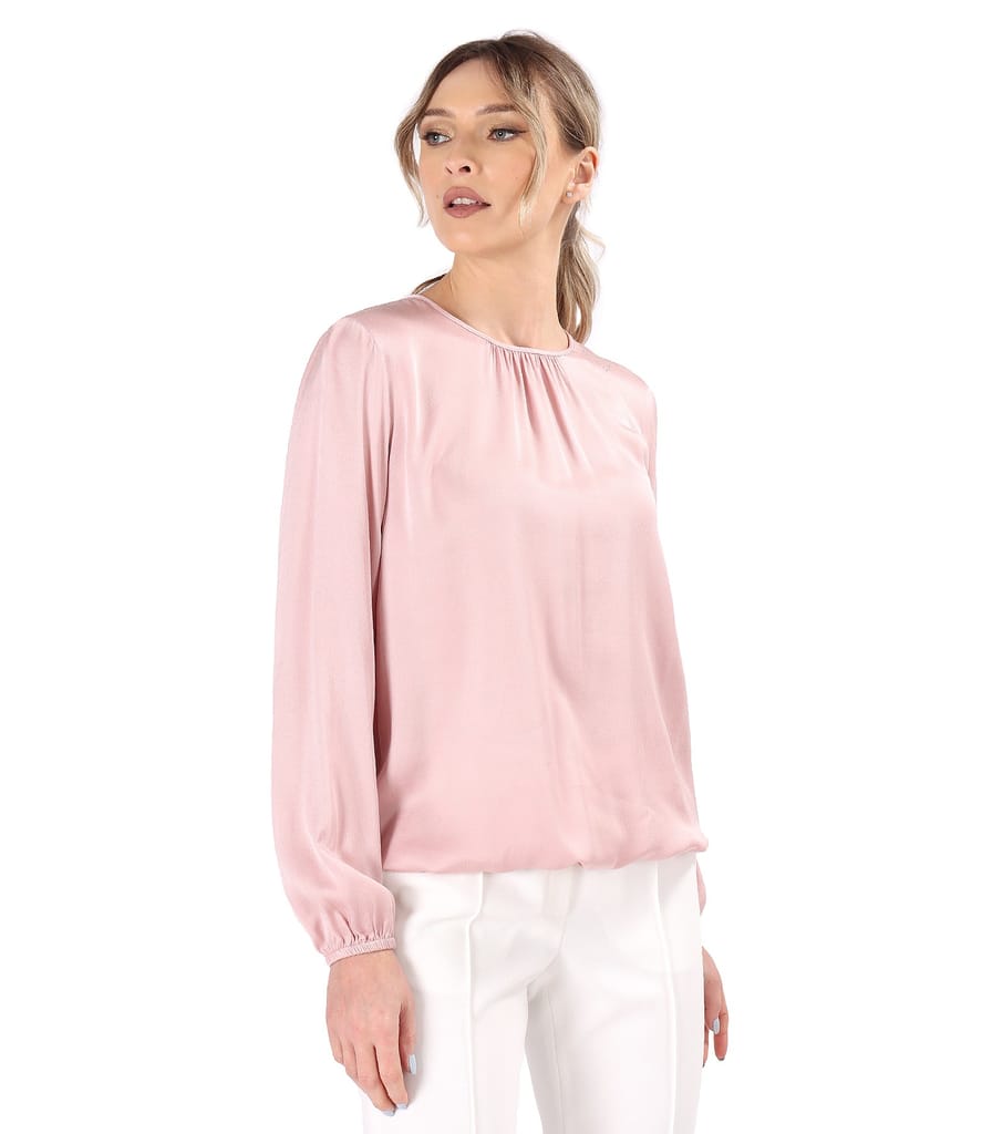 Bluza eleganta din saten de viscoza