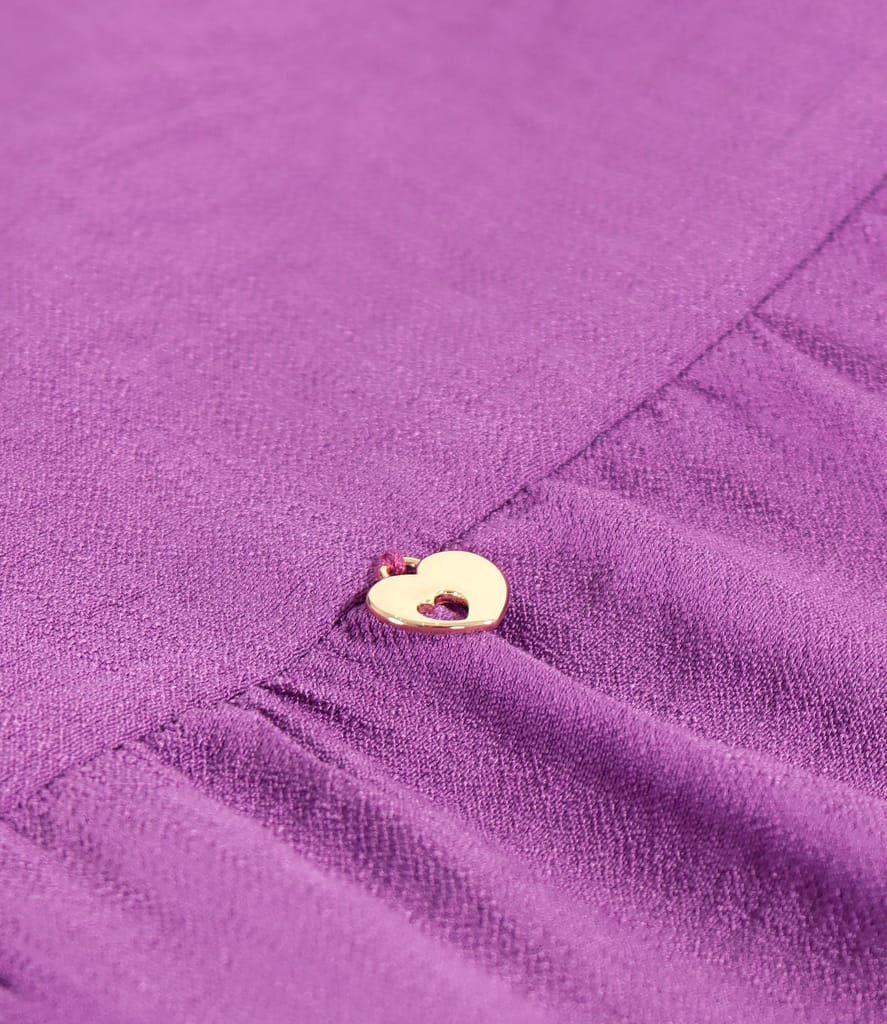 Rochie midi cu volane din viscoza usor creponata