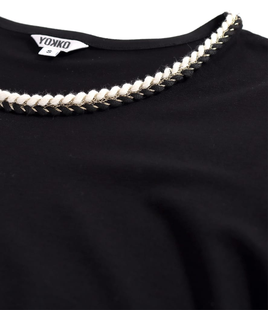 Bluza eleganta din jerse elastic uni cu maneci ample