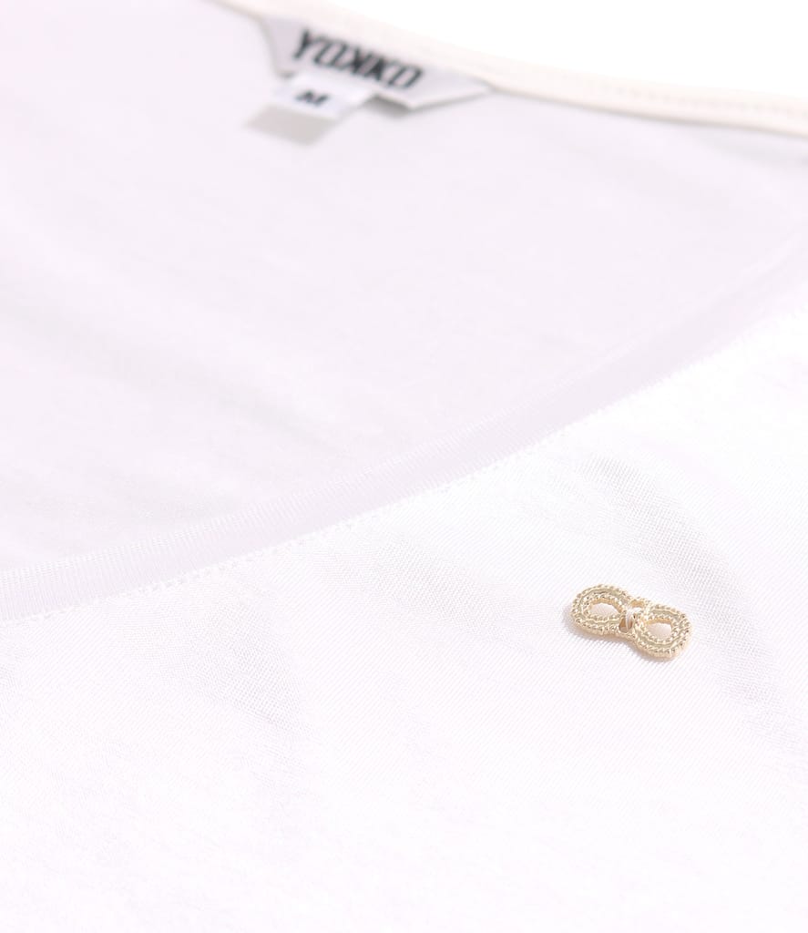 Bluza eleganta din jerse elastic satinat