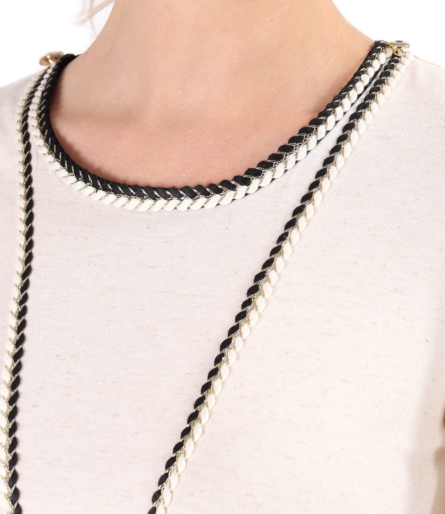 Bluza din jerse elastic uni cu maneci ample 3/4