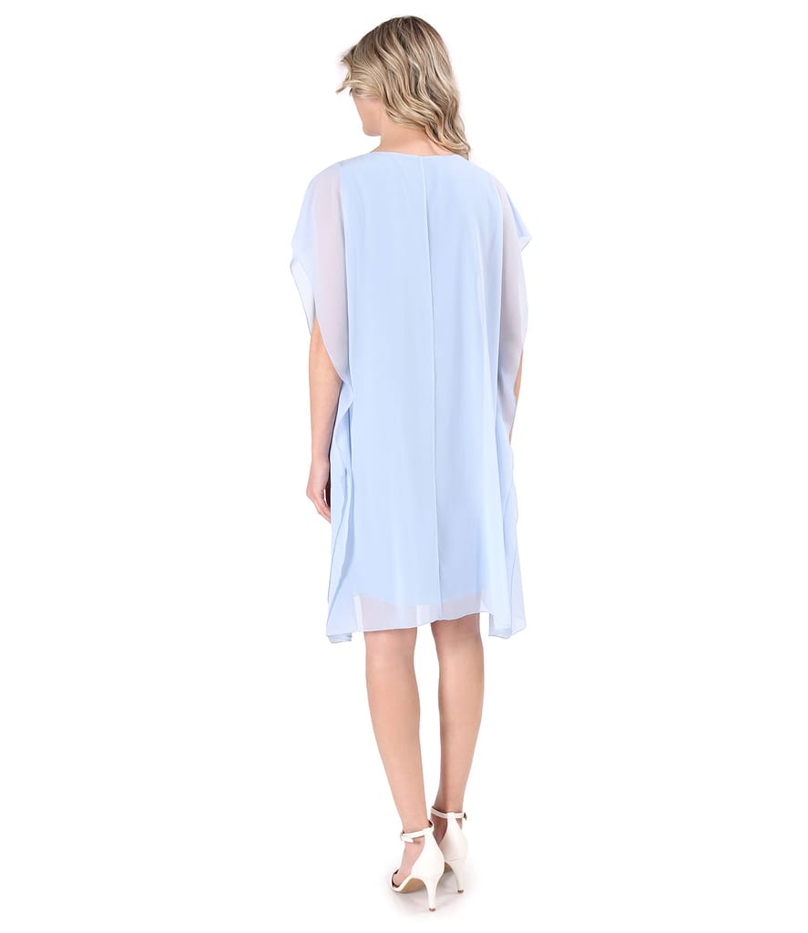 Rochie fluture din voal uni