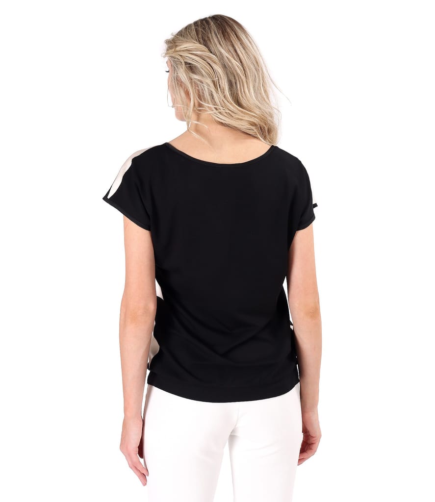 Bluza lejera cu fata din saten de viscoza