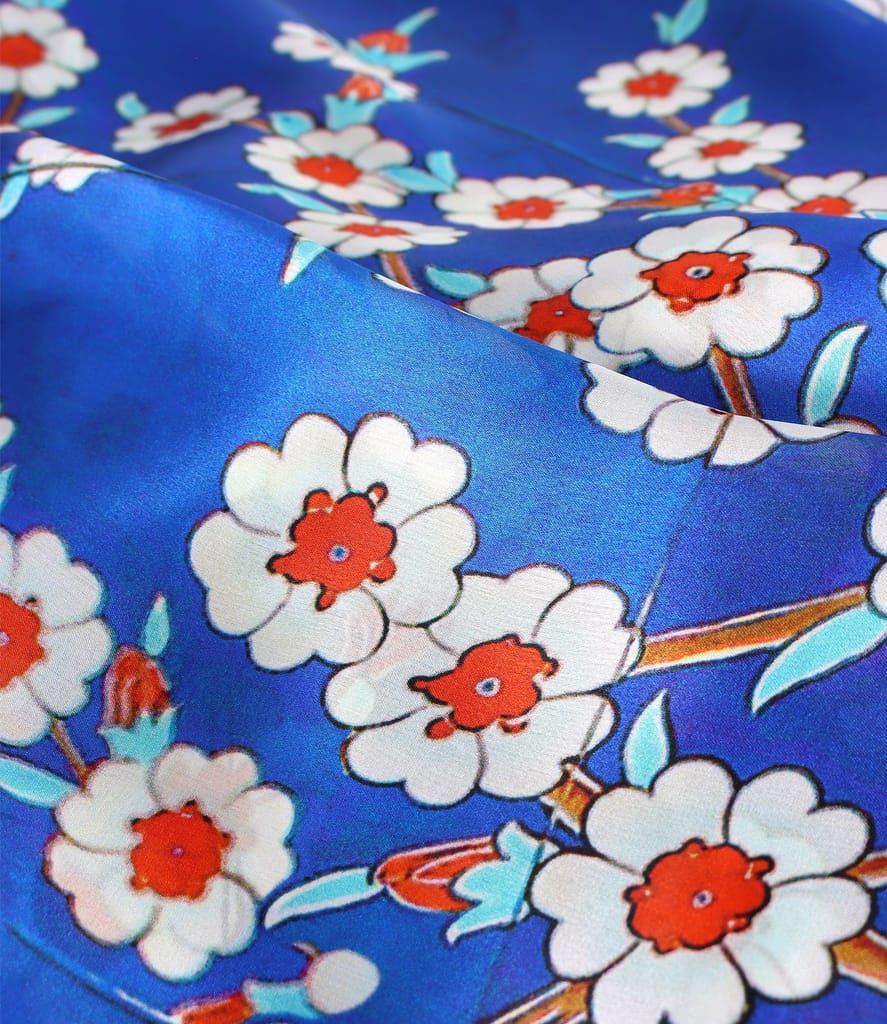 Rochie caftan din matase naturala fina cu cordon in talie